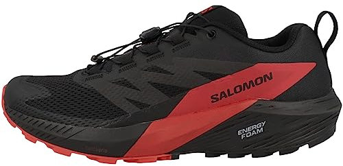Salomon Sense Ride 5 472143, Mens Running Shoes, Black, 44 2/3 EU