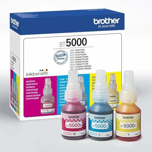 Brother Ink Cartridge 3 Pc(S) Compatible Cyan, Magenta, BT5000CLVAL