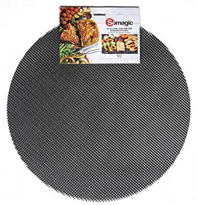 Somagic 400480CDS Grillrost, rund, 48 cm, koppelbar, waschbar, 2 Stück, Kunststoff