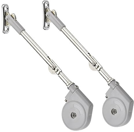 uxcell Lid Support Hinge 2 Pcs Slow Close Hinge Lid Stay 105 Degree Open Upward Opening for Box Window Cabinet Door Furniture Flap Door
