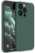 Mixroom - Cover Custodia Case per iPhone 15 PRO Protezione Copre Fotocamera in Silicone TPU Opaco con Bordi Piatti Colore Verde Foglia