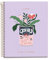 Miquelrius - Notebook A5 (148 x 210 mm), kariert 5 mm, 120 Blatt 70 g/m², Kartoneinband, 4 farbige Streifen, Kupferspirale, Kollektion Foodie Lovers, Vase
