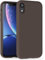 TAXXOE Silicone Case with iPhone XR Case Soft Ultra Slim Protective Shockproof Liquid Silicone Phone Case,Anti-Scratch Microfiber Lining，6.1 inch-Brown