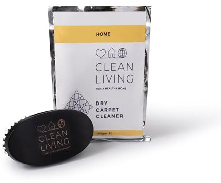 Dry Carpet Cleaner With Vegan Brush - Eco Carpet Cleaning - Eco Friendly & Vegan - Wool Safe - Clean Living