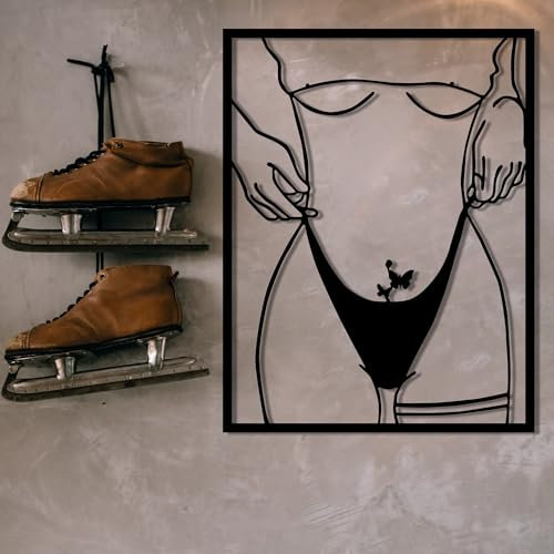 Wallity Dekor: 100% Metall Wand-Accessoire | Schwarz
