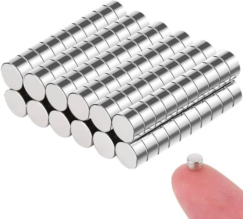 120pcs Mini Magnets, Small Fridge Magnets, Muti-Use Round Neodymium Magnet s for Whiteboard, Magnet s Strong for Crafts, Refrigerator, DIY, Office, Notice Board