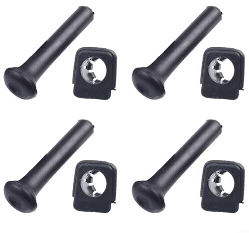 Juego de cuatro pomos de bloqueo de puerta de coche para Golf Mk2, Mk3 y B2, número de pieza OEM 191837187