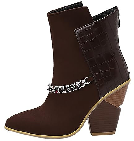 TYUIOP chainsaw boots ladies boots size 6 uk flat mid womens ankle boots high wedge bear paw boots women womens ankle boots size 5 waterproof leather ankle boots womens, flat ankle boots