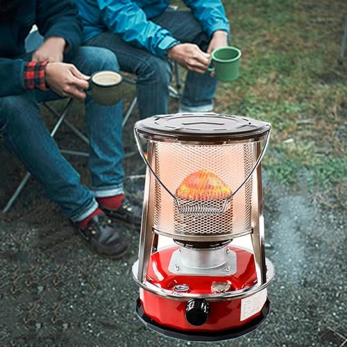 WXPXYBF Kerosin-Heizofen für Camping, tragbarer Petroleumofen, Kerosin-Ofenbrenner zum Heizen von Innenräumen ohne Strom (4,6 l)