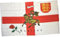 NWFlags 5ft x 3ft English Rose Lion Charger Flag | Outdoor Heavy 110d Knitted Polyester | 5x3 St Georges Day Charger Flag for Flagpoles