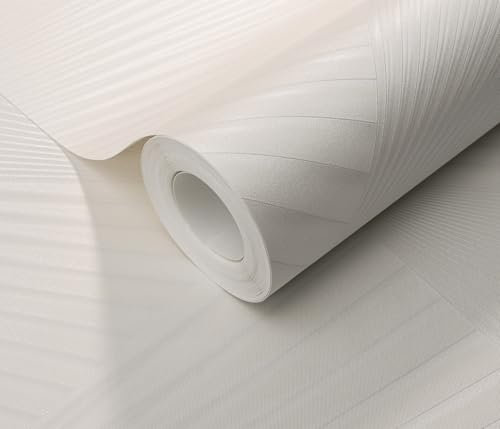 Erismann Vlies Tapete Design 3D Optik Dreieck Fächer weiß glanz geometrisch 10404-01