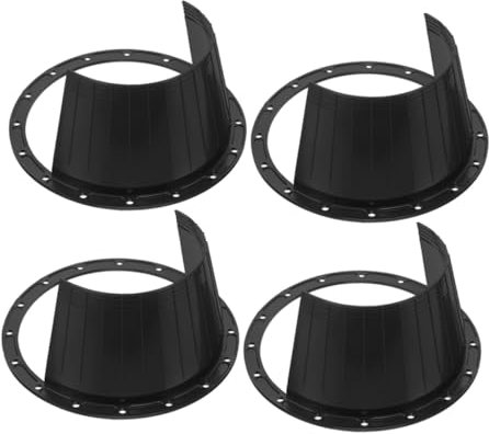 Anneome 4pcs Automotive Speaker Spacer Ring Adapter Car Speaker Cover Gasket Ring for Car Easy Installation