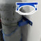 Support de Cylindre Gaz Support Mural Pour Bouteille D'oxygène Avec Chaîne Amovible, Support De Rangement Mural Bleu Pour Propane, Support Vertical Robuste Pour Azote(1 pack)