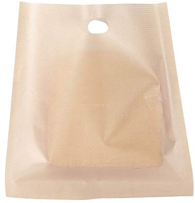Generic Toaster Bags, Bags Grilled Cheese Toaster Microwave Heating Reusable Non Stick Coated Fiberglass for Pastries, Pizza Slices, Chicken Nuggets (16 * 18CM)