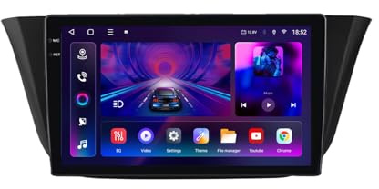 Radio de Coche Audio Estéreo 2 DIN para Iveco Daily 2014-2019 HD Pantalla Táctil+Llamadas Manos Libres Bluetooth+WiFi, Mandos Volantes, 4 Nuclear 1G+16G