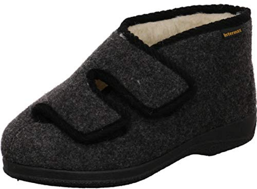 Intermax Arni-WE-W Herren Hausschuh Textil grau