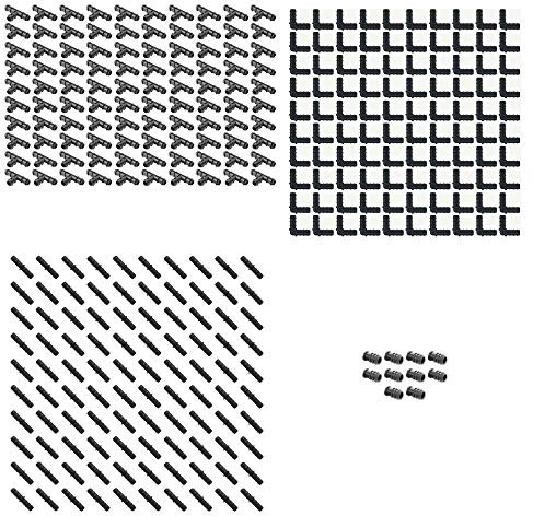 Pack Riego por Goteo 16mm: 100 te + 100 Codo + 100 Enlace + 10 tapón