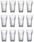 TAMLED Longdrinkglas 0,36 l im Set zu 12 Stück Caipirinha Cocktail Wasser Groß Trinkglas spülmaschinenfest stapelbar