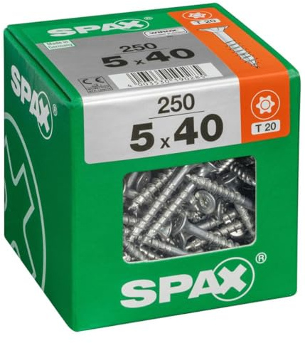 Spax Befestigungen Spax Teilgewinde Trx 5x40, 250 St. 4191020500406