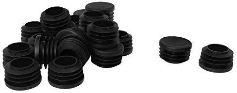 Tubo de plástico de 30 mm, diámetro interior de 24 tapas, para bancos de muebles no deslizantes.