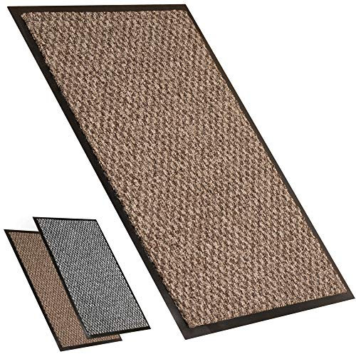 Kitcch Paillasson Original Extérieur | Tapis Dentree Maison Interieur Antidérapant et Facile à Nettoyer | Paillasson Couleur et Tailles Diverses | Paillasson Marron 60x80cm