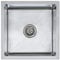 vidaXL Fregadero de Cocina Hecho a Mano Pila Lavabo Alberca Servicio Comedor Grifo Lavar Olla Platos Integrado Acero Inoxidable