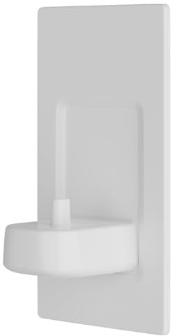 in-Wall Electronic Toothbrush Charger by ProofVision Compatible with Oral B/Braun Electric Toothbrushes, New White with a Choice of Fascia