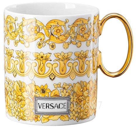 Versace Rosenthal by Medusa Rhapsody - Becher mit Henkel - Henkelbecher - Kaffeebecher - 300 ml - Porzellan
