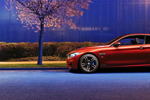 LightSeeker Photography&Design BMW M4 Wandbild auf Hartschaumplatte mit Profilaufhängung (20 x 30 cm)