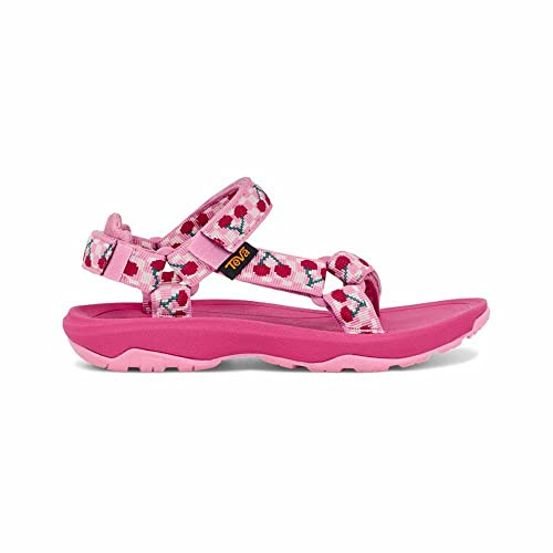 Teva Unisex Kinder T Hurricane XLT 2 Sportsandale, Picnic Cherries Rosebloom Bright White