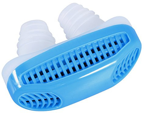 Artibetter 2 In 1 Anti Snoring& Air Purifier Relieve Snoring Nose Breathing Apparatus Stop Snoring Devices Anti Snoring Nose Clip Night Sleeping Aid (Blue) for Home