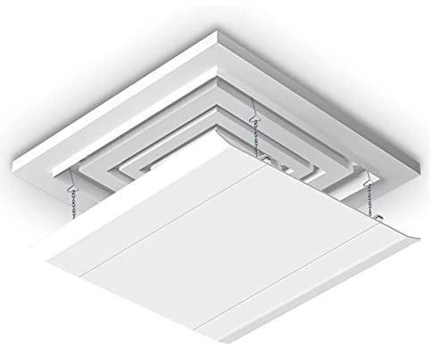Höhenverstellbarer quadratischer Klimaanlagen-Abweiser, Lüftungsabdeckung für Klimaanlagen für gewerbliche Büros und öffentliche Bereiche zu Hause, 30/45/60 cm