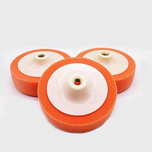 ZYNCUE 3pcs 6 inch Car Polishing Heads Mop for PADS Sponge Soft Foam Buffing for M14 Thread