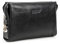 ADITAM Anti-Diebstahl-Clutch für Herren, Echtleder, Ausweishülle, Geldbörse, Kreditkartenetui, Retro-Handytasche, Reisegeldbörse mit 6 Kartenfächern, 2 Fächern, Schwarz Double The Comfort