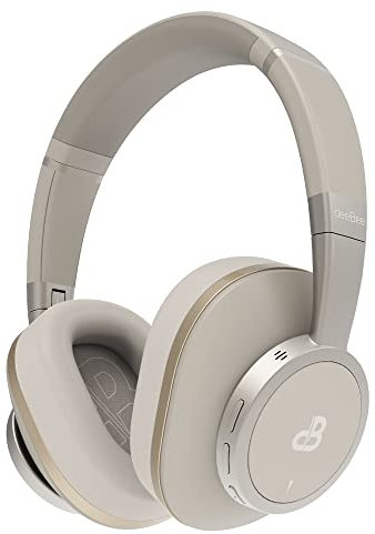 DeeBee dB-Pulse, Auriculares Bluetooth con Cancelación Activa de Ruido, 40mm, 40 Horas de Batería, Negro