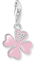 THOMAS SABO Charm-Anhänger Kleeblatt Silber recycletes 925 Sterlingsilber 2022-041-9