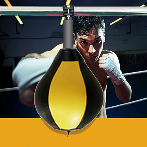 GTPBAO Punchingball Speedball Tür-Speed-Boxsäcke, Wandmontierter Boxball mit Verstellbarer Klimmzugstange, Boxset für Türöffnungen Von 72-100cm