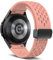 MaEiol 20mm Bracelet Silicone pour Samsung Galaxy Watch FE 40mm / Galaxy Watch 7/6/5/4 40mm 44mm /6 Classic 43mm 47mm /5 Pro 45mm, Bracelets Magnétique Respirant Souple Sport Remplacement - Rose