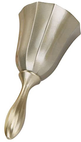 MAGICLULU Campanello Di Chiamata Campanello Che Suona Allarme Campana Alimentare Campane D'ottone D'epoca Campana a Mano Da Pranzo in Metallo Piccolo Reception Manuale Bambino Lega Di Zinco