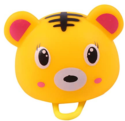 YARNOW Mountain Road Bike Hupe Helmlicht Gelb Mit Lauter Straßenhupe Cartoon Horn Dehnbarer Haltebügel Fahrradbeleuchtung Für Sichere Kinder Und Familienfahrt