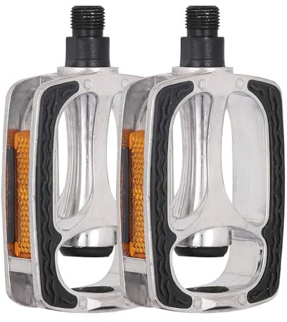 Pedali per bicicletta VOSSOT, in lega di alluminio, antiscivolo, MTB, BMX, con strisce riflettenti, per mountain bike e trekking