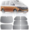MaxAwe Lot de 8 stores thermiques internes – Compatible avec VW T4 SWB, pare-soleil de luxe et housse d'isolation d'hiver pour camping-cars et camping-cars VW