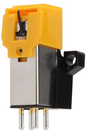 Plattenspieler Tonabnehmer AT3600L, AT91 Dual Moving Magnet Plattenspieler Tonabnehmer Ersatz für Plattenspieler, 20 Hz Bis 22000 Hz, 2,0 G Nadeldruck, Magnetischer Tonabnehmer ABS