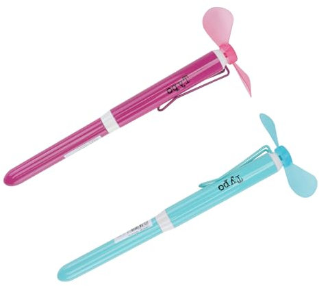 HONMEET Mini-fan-stift-set Kugelschreiber Schreibstift Schulbedarf Studenten Schreibwaren Spaß Design Tragbar