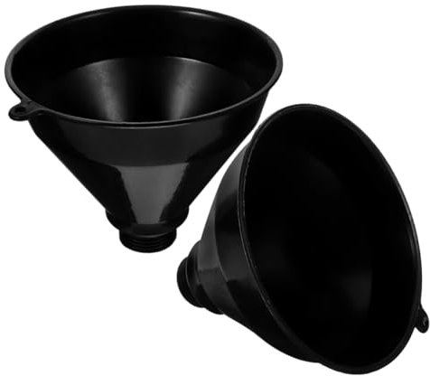 PRETYZOOM 2 Pezzi Imbuti in Plastica Industriali Per Uso Automobilistico Imbuti Per Liquidi Riutilizzabili A Bocca Larga Bottiglie Di Riempimento Imbuti Accessori Per La Cucina