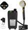Aomiun Pompa per Doccia da Campeggio Kit Doccia Esterna per Camper Kit Doccia da Campeggio con Display Digitale Intelligente Kit Doccia Regolabile