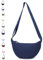 JENCVNL Damen Halbmond Tasche Nylon Crossbody Bag Damen Crossbody Moon Bag Crossbody Bag Halbmond Schultertasche mit verstellbarer Schultergurt (Marine)