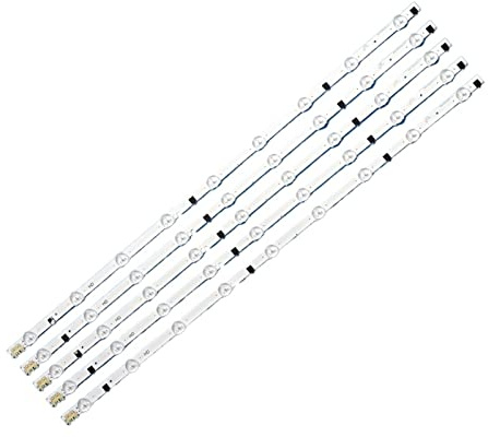 WUWMTUTCK 5 Pezzi PORTATO Striscia di retroilluminazione Adatta for Samsung UE32F5500AY UE32F5500AW UE32F5500AK UE32F5500AS TV LED Strisce di retroilluminazione Sostitutiva for Barre