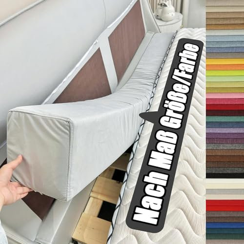 Individuelle Größe Bettlückenfüller, Matratzenverlängerung Mit Bezug Lückenfüller Schließe Lücke Zwischen Kopfteil und Matratze DASS Gegenstände in Lücke Fallen Twin-zu-Einzel-/Doppel-/Kingsize-Bett