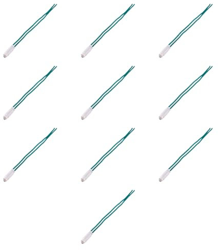 10x Luce di cortesia verde, spia colorata, Compatibile Con Vimar Arke', Moduli neri, frutti, interruttori, pulsanti, deviatori, dimmer, sensori, Per Placche originali e compatibili
